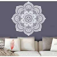 Mandala Wandaufkleber. Aufkleber. Yoga Studio Dekor. Boho Schlafzimmer Marokkan Muster. Blumen Sticker. J150 von DecalHouse