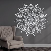 Mandala Wandaufkleber. Sticker. Wandaufkleber Für Schlafzimmer. Yoga Studio Dekor. Abnehmbarer Aufkleber. Boho Ar400 von DecalHouse