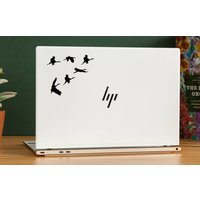 Laptop Vinyl Aufkleber Flock Kräne Vögel Natur Computer Tablet Notebook Tastatur Telefon Wand Schlafzimmer Wandmalereien Home Dekor R1 von DecalStoreVienna