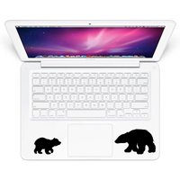Laptop Vinyl Aufkleber Wilde Tiere Natur Bären Bär Cub Computer Tablet Notebook Tastatur Telefon Wand Kinder Wandbild Camping Wohnkultur R34 von DecalStoreVienna