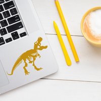 Vinyl Sticker Notebook Laptop Computer Tablet Phone Aufkleber T-Rex Skelett Knochen Dinosaurier Home Office Studie Inspiration Natur Dekor Vn51 von DecalStoreVienna