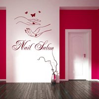 Wand Aufkleber Nail Salon Zeichen Maniküre Hände Schmetterlinge Schönheit Nagel Kunst Vinyl Home Decor Friseur Hairstyle Friseure M216 Wand Aufkleber Nail Salon Zeichen Maniküre Hände Schmetterlinge Schönheit Nagel Kunst Vinyl Home Decor Friseur Hairstyle Friseure M216 von DecalStoreVienna