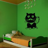 Wand Aufkleber Vinyl Kitten Katzen Katze Haustiere Kitty Tiere Wandbilder Kinder Kinderzimmer Nach Hause Decor Baby Girl Boy Zimmer Schlafzimmer Art von DecalStoreVienna