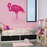 Wand Aufkleber Vögel Fauna Flamingo Pink Bird Flock Natur Vinyl Home Décor Schlafzimmer Kinder Kinderzimmer Zimmer Design Badezimmer Lebende von DecalStoreVienna
