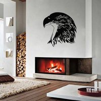 Wand Aufkleber Vogel Adler Natur Schnabel Predator Ansicht Symbol Freiheit Stolz Macht Höhe Vinyl Home Décor Schlafzimmer Wohnzimmer Wandbilder M226 von DecalStoreVienna