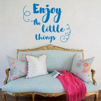 Wandtattoo Genießen Die Kleinen Dinge Inspiration Zitat Decal Aufkleber Schlafzimmer Büro Studie Vinyl Home Decor Kinder Zimmer Wandbilder Q3 von DecalStoreVienna