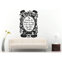 Abenteuer Im Wunderland Fantasy Magic Zitat Sagen Wall Decal Vinyl Aufkleber Wandbild Room Decor L1320 von DecalTrend