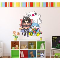 Anime Kindergarten Aufkleber, Wand-Dekor von DecalTrend