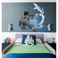 Aqua Power Anime Aufkleber, Wand-Dekor von DecalTrend