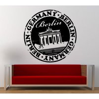 Berlin Deutschland Stempel Aufkleber Vinyl Wandbild Verlassen Schlafzimmer Zimmer Home Decor Kostenloser Versand L336 Berlin Deutschland Stempel Aufkleber Vinyl Wandbild Verlassen Schlafzimmer Zimmer Home Decor Kostenloser Versand L336 von DecalTrend