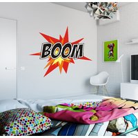 Boom Aufkleber, Wandtattoa, Schild von DecalTrend