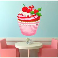 Cupcake Aufkleber, Küche Dekor, Bäckerei Dekor von DecalTrend