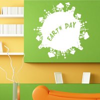 Erden Tag Go Green Globe Office Room Design Wand Aufkleber Vinyl Home Kunst Haushaltswaren Kostenloser Versand L131 Erden Tag Go Green Globe Office Room Design Wand Aufkleber Vinyl Home Kunst Haushaltswaren Kostenloser Versand L131 von DecalTrend