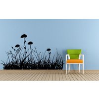 Gras Natur Floral Hölzer Wand - Oder Auto Vinyl Geläut Und Stick Abnehmbare Aufkleber Decal L1392 von DecalTrend