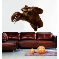 Grizzly Bär Wandtattoo, Wandaufkleber, Wand-Dekor von DecalTrend