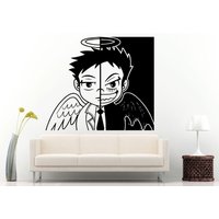 Junge Anime Sad Angel Vs. Happy Demon Wall Decal Vinyl Aufkleber Wandbild Room Decor L562 Junge Anime Sad Angel Vs. Happy Demon Wall Decal Vinyl Aufkleber Wandbild Room Decor L562 von DecalTrend