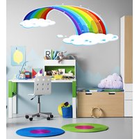 Kindergarten Regenbogen Wandaufkleber, Regenbogen-Wand-Dekor von DecalTrend
