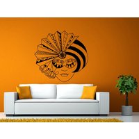 Maskerade Frau Maske Het Masker Van Carnaval Wand Oder Fenster Aufkleber Vinyl Fathead Wandbild Dekor L1985 von DecalTrend