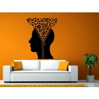 Mensch Gehirne Entpackt Reißverschluss Gedanken Gänge Wissen Wand Oder Fenster Aufkleber Vinyl Fathead Wandbild Dekor L1934 von DecalTrend
