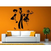 Mode-Shopping Stil Frau Female Mädchen Dressing Design Swag Getup Wand Fenster Aufkleber Vinyl Silhouette Dekor L1911 Mode-Shopping Stil Frau Female Mädchen Dressing Design Swag Getup Wand Fenster Aufkleber Vinyl Silhouette Dekor L1911 von DecalTrend