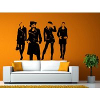 Mode-Shopping Stil Frau Female Mädchen Dressing Design Swag Getup Wand Fenster Aufkleber Vinyl Silhouette Dekor L1913 Mode-Shopping Stil Frau Female Mädchen Dressing Design Swag Getup Wand Fenster Aufkleber Vinyl Silhouette Dekor L1913 von DecalTrend
