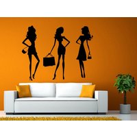 Mode-Shopping Stil Frau Female Mädchen Dressing Design Swag Getup Wand Fenster Aufkleber Vinyl Silhouette Dekor L1917 Mode-Shopping Stil Frau Female Mädchen Dressing Design Swag Getup Wand Fenster Aufkleber Vinyl Silhouette Dekor L1917 von DecalTrend