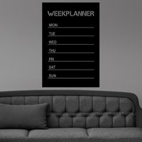 Moderne Tafel Wochenplaner Kalender Wand Aufkleber Vinyl Wandbild Home Haus Dekor Kostenloser Versand L174 von DecalTrend