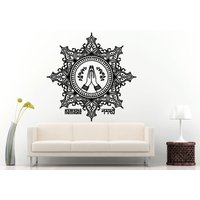 Namaste Blume Mandala Yoga Raum Studio Wall Decal Vinyl Aufkleber Wandbild Room Decor L895 Namaste Blume Mandala Yoga Raum Studio Wall Decal Vinyl Aufkleber Wandbild Room Decor L895 von DecalTrend