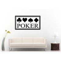 Pokerkarten Spielzimmer Zeichen Logo Passt Glücksspiel Vinyl Geläut Und Stick Abnehmbare Sticker Aufkleber L1382 Pokerkarten Spielzimmer Zeichen Logo Passt Glücksspiel Vinyl Geläut Und Stick Abnehmbare Sticker Aufkleber L1382 von DecalTrend