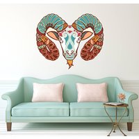 Ram Boho Aufkleber, Wand-Dekor von DecalTrend