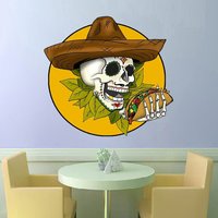 Taco Aufkleber, Wanddekor, Restaurant Dekor von DecalTrend