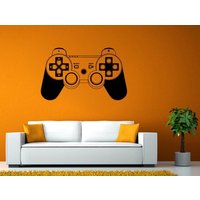 Videospiel-Controller Joystick Gamer Gaming-Lasst Uns Spielen Tv-Wand Oder Fenster Aufkleber Vinyl Fathead Wandbild Dekor L2014 von DecalTrend