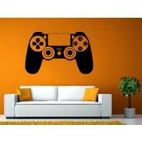 Videospiel-Controller Joystick Gamer Gaming-Lasst Uns Spielen Tv-Wand Oder Fenster Aufkleber Vinyl Fathead Wandbild Dekor L2016 von DecalTrend