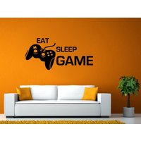 Videospiel-Controller Joystick Gamer Gaming Wir Lieben, Lasst Uns Spielen Tv-Wand Oder Fenster Aufkleber Vinyl Fathead Wandbild Dekor L2032 von DecalTrend