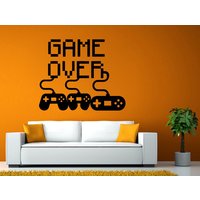 Videospiel-Controller Joystick Gamer Gaming Wir Lieben, Lasst Uns Spielen Tv-Wand Oder Fenster Aufkleber Vinyl Fathead Wandbild Dekoration L2040 von DecalTrend