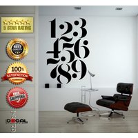 Zahlen Eins Bis Neun Wand Aufkleber Vinyl Wandbild Zimmer Dekor L1773 Zahlen Eins Bis Neun Wand Aufkleber Vinyl Wandbild Zimmer Dekor L1773 von DecalTrend