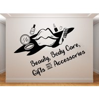 Beauty Salon Wand Decor.esthetician Decor.hairstylist Gift.salon Decor Print.women Girl Badezimmer | K669 von DecalsByXeniya