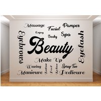 Beauty Salon Wand Dekor.esthetician Decor.hairstylist Gift.salon Decor Print.women Girl Badezimmer | K668 von DecalsByXeniya