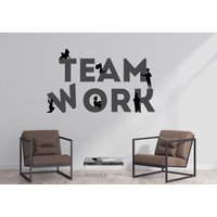 Büro Wandsticker Teambuilding Teamwork | K468 von DecalsByXeniya