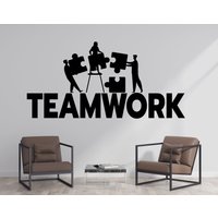 Büro Wandsticker Teambuilding Teamwork | K549 von DecalsByXeniya