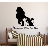 Der König Der Löwen Wandaufkleber Simba Wanddekoration Für Kinderzimmer | K463 von DecalsByXeniya