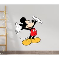 Micky Maus Wandtattoo Cartoon Wand-Dekor Für Kinderzimmer | K230 von DecalsByXeniya