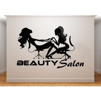 Schönheitssalon Wand Dekor.esthetician Decor.hairstylist Gift.salon Decor Print.women Girl Badezimmer | K592 von DecalsByXeniya