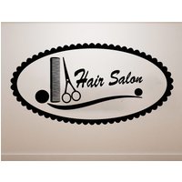 Schönheitssalon Wand Dekor.kosmetikerin Dekor.friseurin Geschenk.salon Dekor Print.frauen Mädchen Badezimmer | K593 von DecalsByXeniya