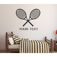 Wandaufkleber Tennis/ Sport/ Wandkunst Tennis | K610 von DecalsByXeniya