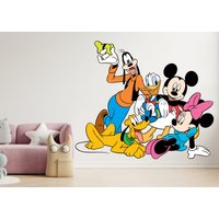 Wandtattoo Micky Maus Cartoon Wanddekoration Kinderzimmer | K785 von DecalsByXeniya