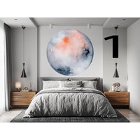 Wandtattoo Mond/ Wandsticker Mond & Sterne/ Wandsticker/ Fenstersticker/ Und Sterne | K742 von DecalsByXeniya