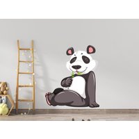 Wandtattoo Panda/Panda Wandtattoo/Tiere/Bär/Kinder | K422 von DecalsByXeniya