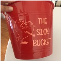 Sick Bucket Aufkleber - Eimer Nicht Enthalten Kotze Vinyl Badezimmer Kinder Lustiger Für Badezimmerzubehör von DecalsEnFolie