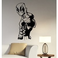 Deadpool Wandtattoo Vinyl Aufkleber Superhelden Wand Kunst Geschenk Wandbild Dekorationen Für Zuhause Wohnzimmer Schlafzimmer Kinder Jungen Zimmer von DecalworldArt